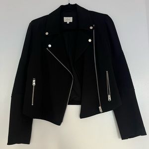 Aritzia Wilfred Black Moto Jacket
